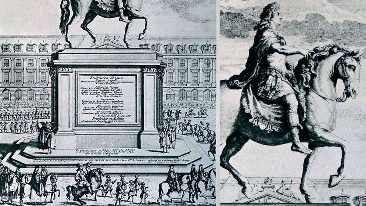 The statue inauguration, 1699