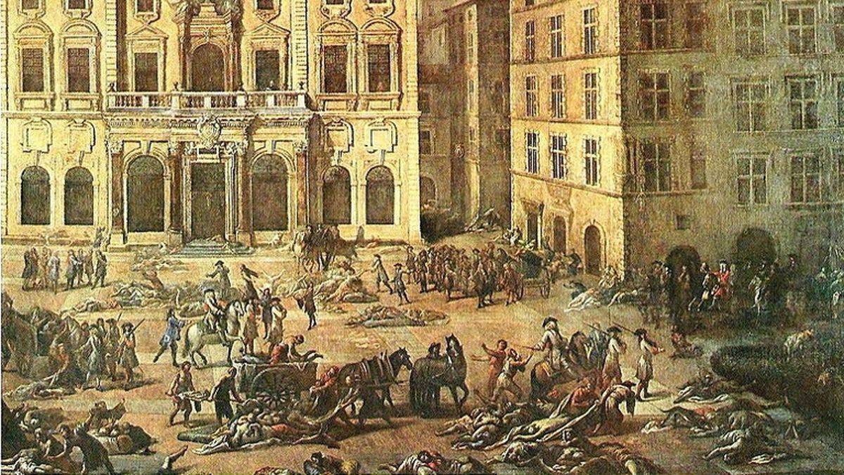 The plague in Marseille by M. Serre