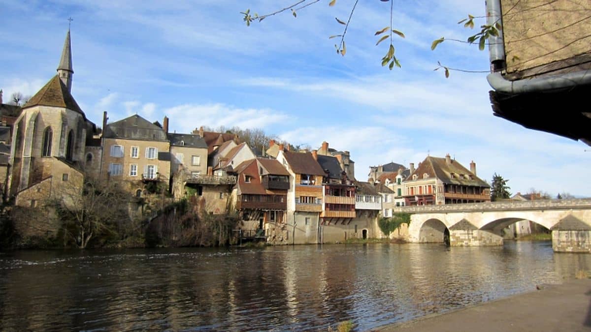 The river Creuse in Argenton