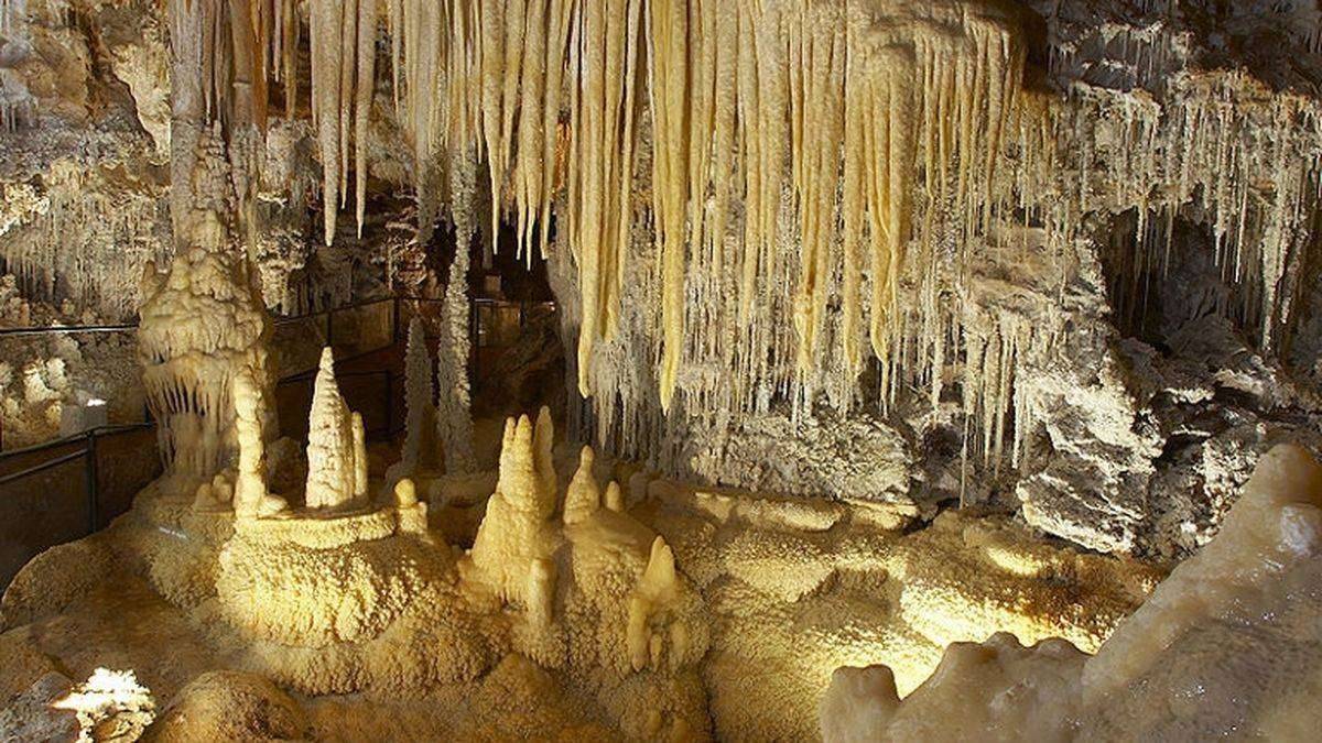 Inside the cave