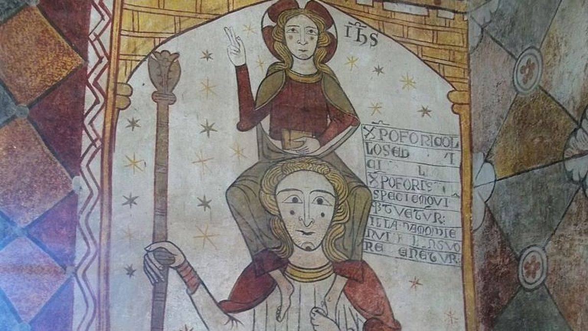 Jesus and saint Christopher
