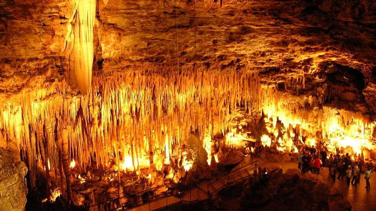 Inside the cave