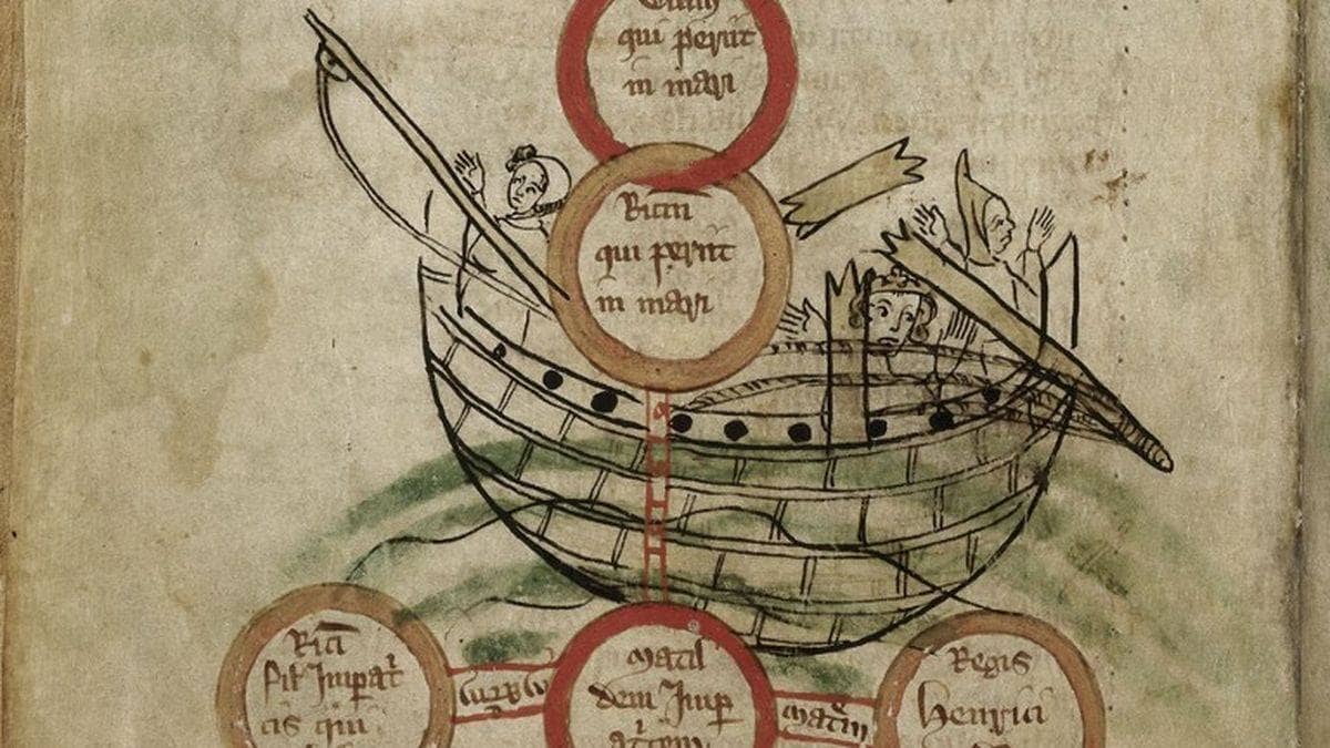 Wreck of the White Ship (14th c, Peter Langtoft)