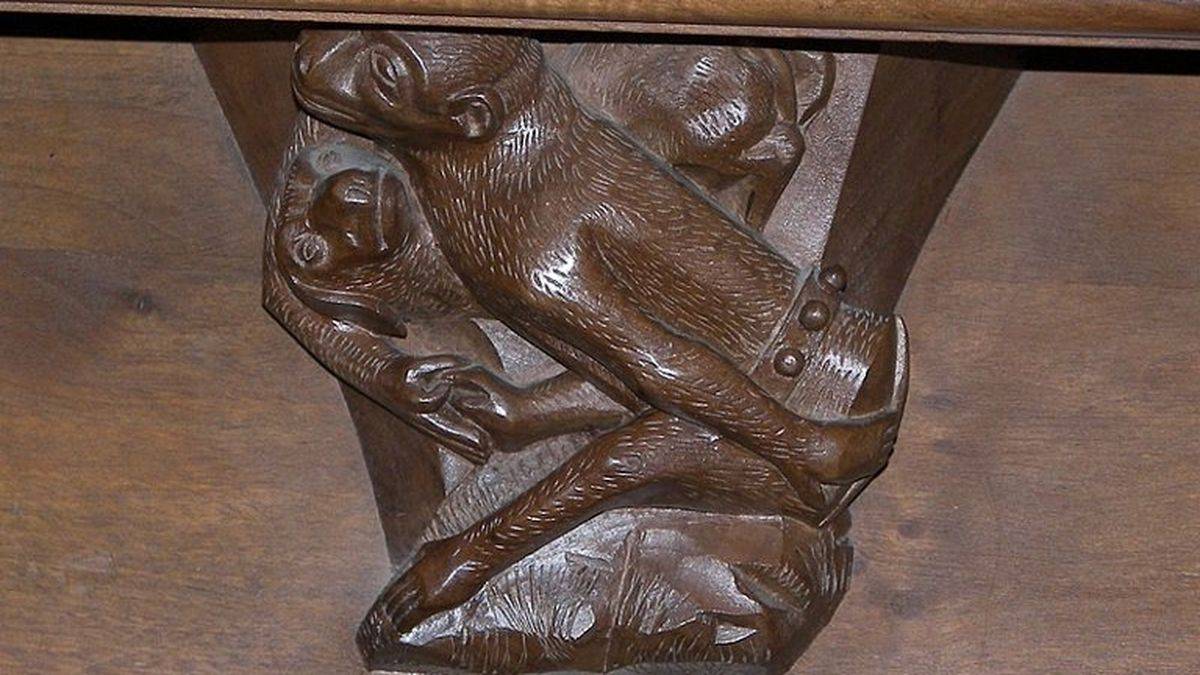 Detail of a stall