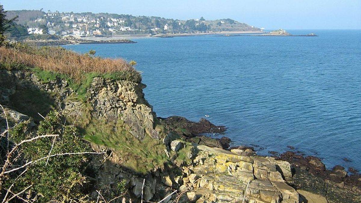 The northern side of the island