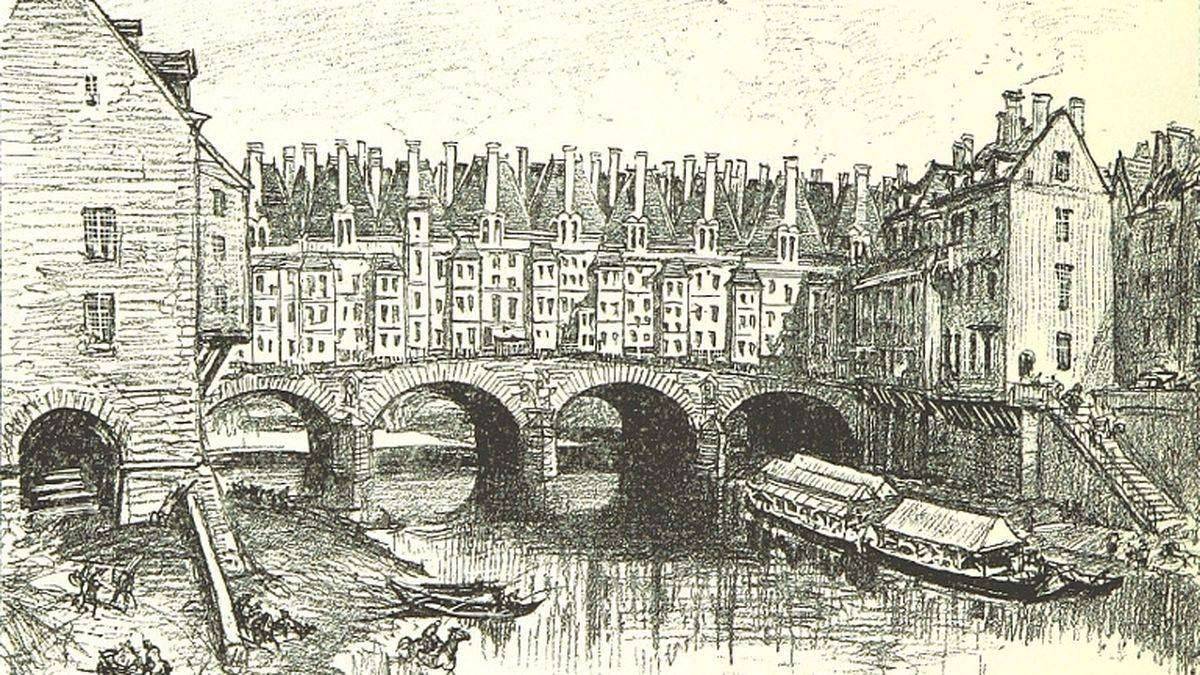 The bridge in the 17th c