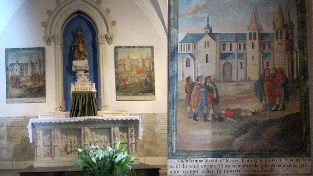 Déols Virgin's altar