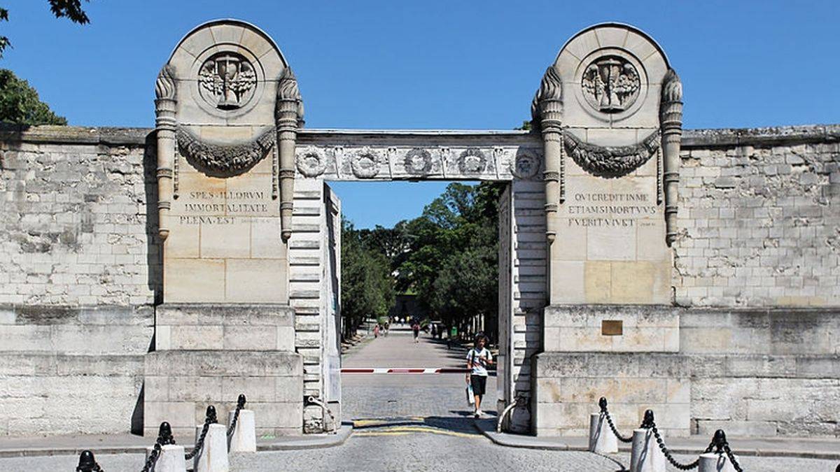 The entrance