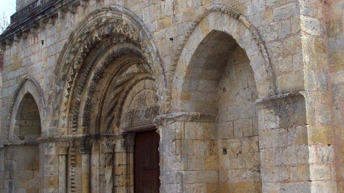 The Romanesque façade