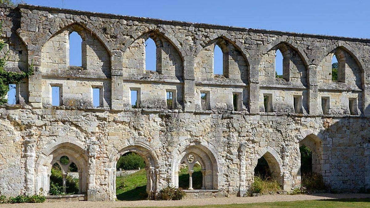 Ruins of the abbot church