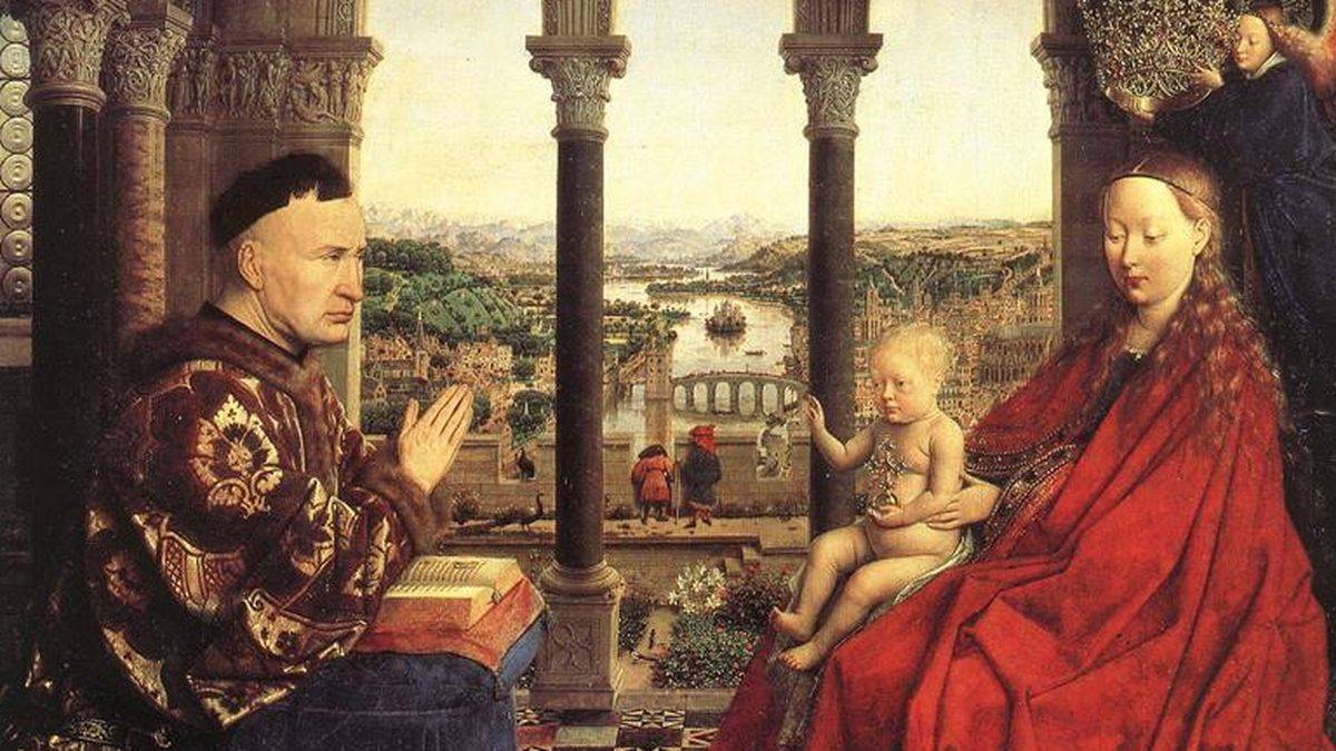 The Virgin of Chancellor Rolin, Van Eyck