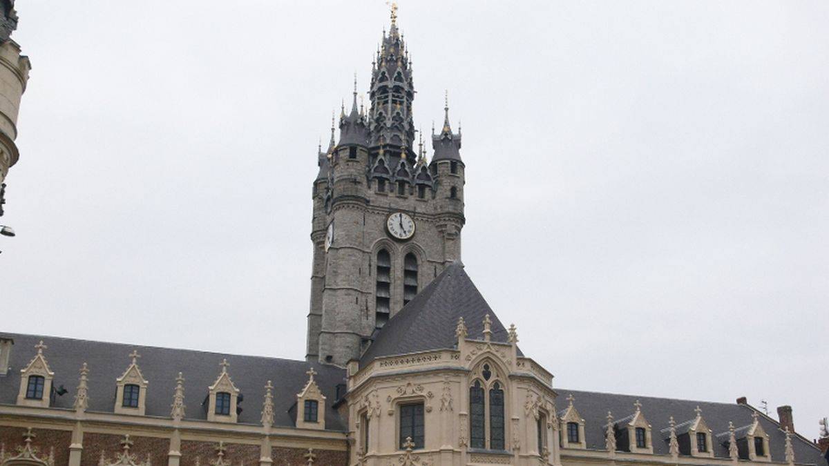 The city hall and the belfry