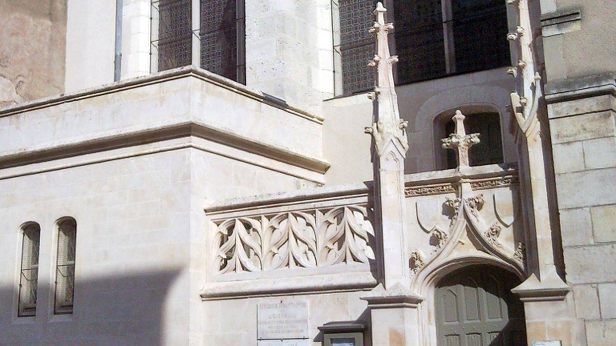 The entrance