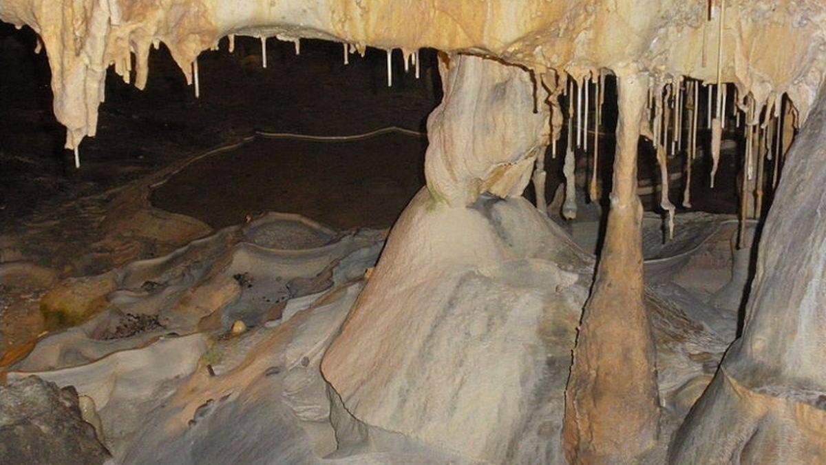 Inside the cave