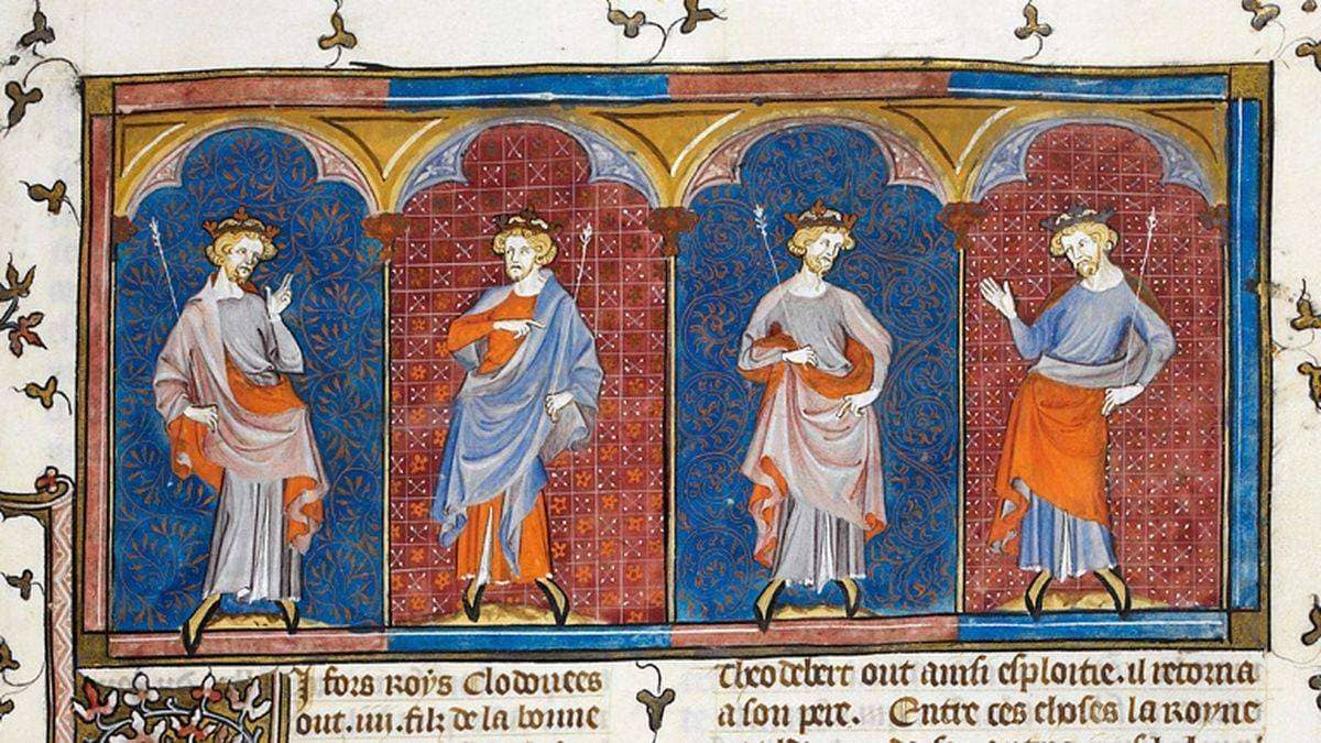Clodomir, Childebert, Theodoric and Clotaire