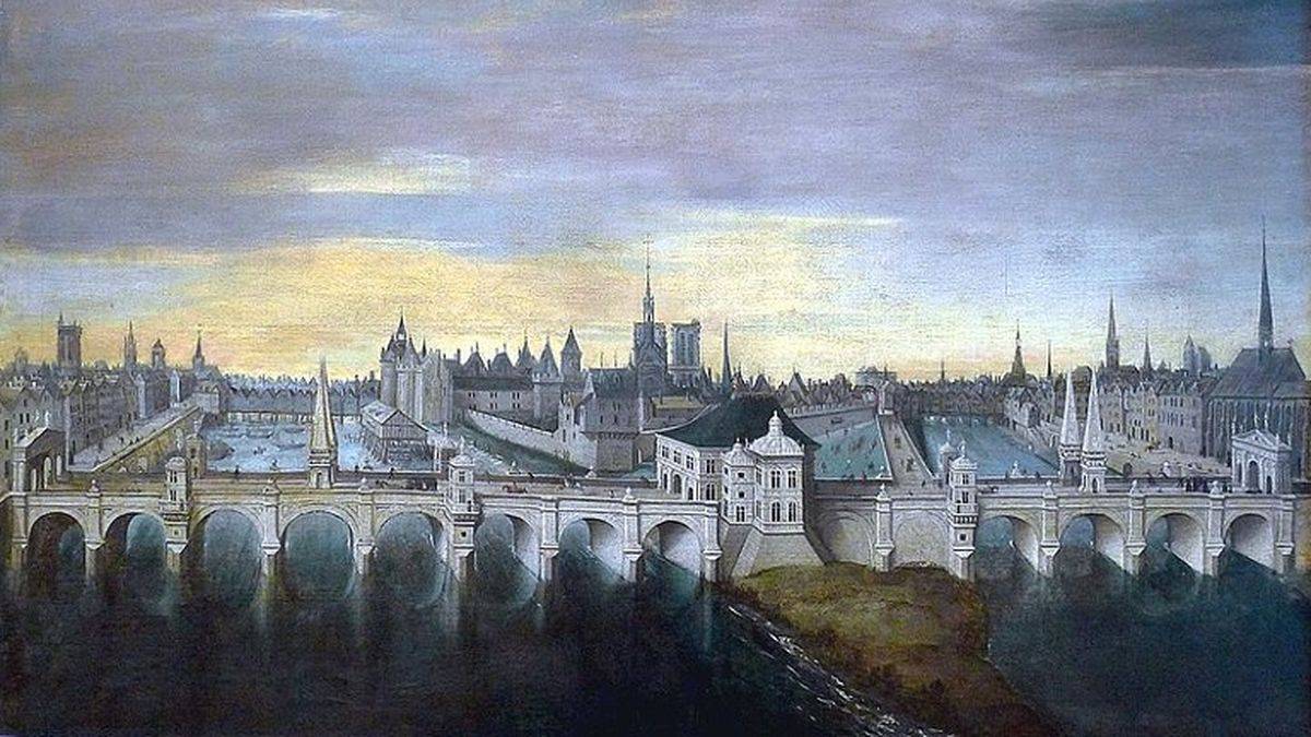 Plan for the Pont-Neuf, 1577, Carnavalet museum