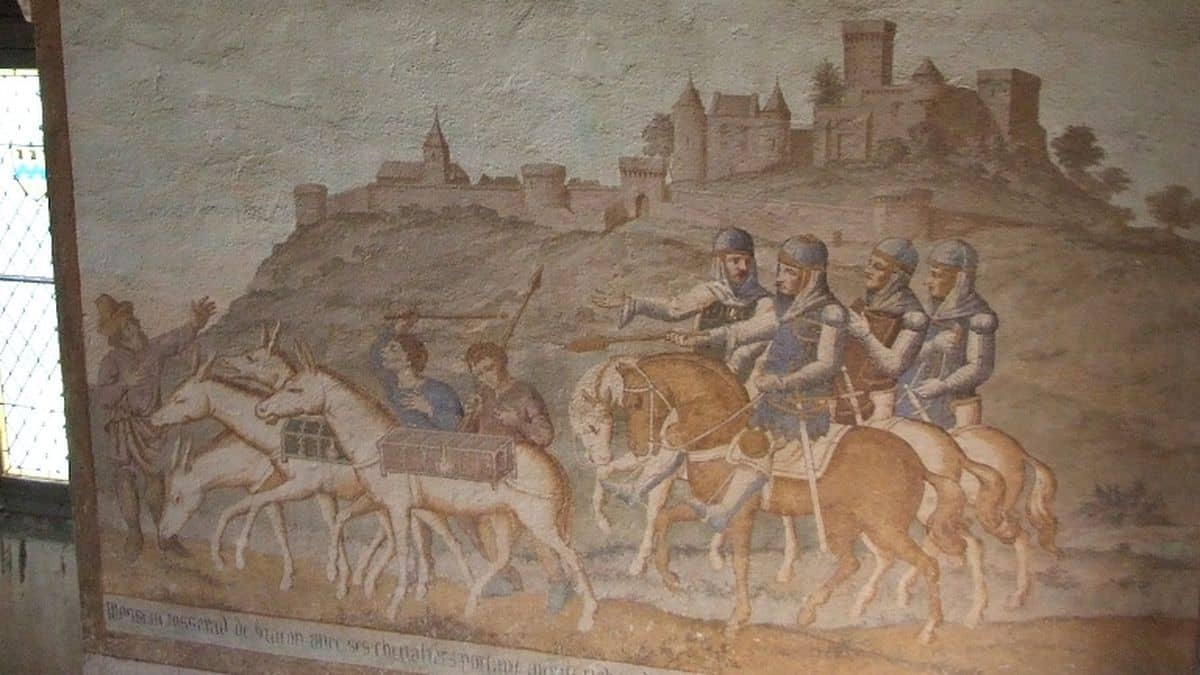 Fresco, Brancion castle